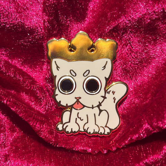 King Cat Hard Enamel Pin