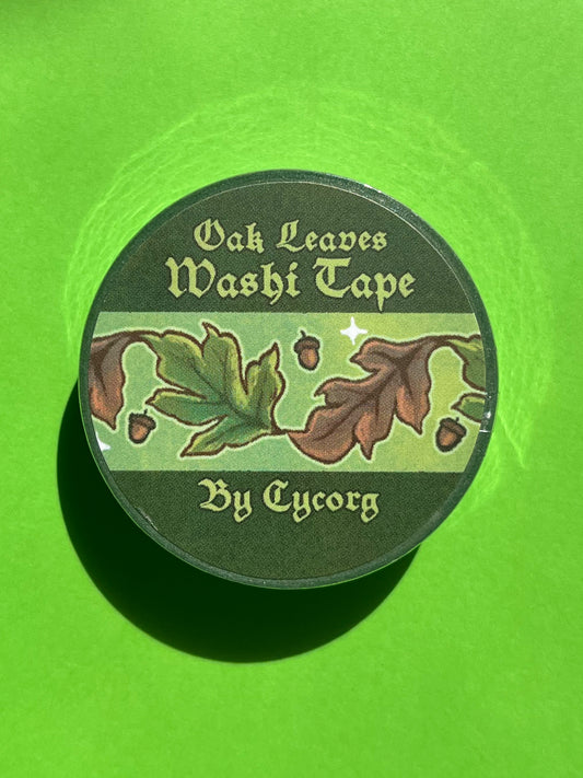 Oak Leaves Washi Tape