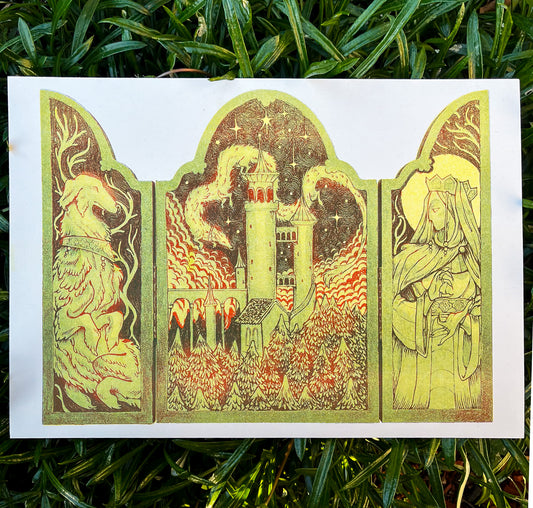An Ideal Conurbation Risograph Print