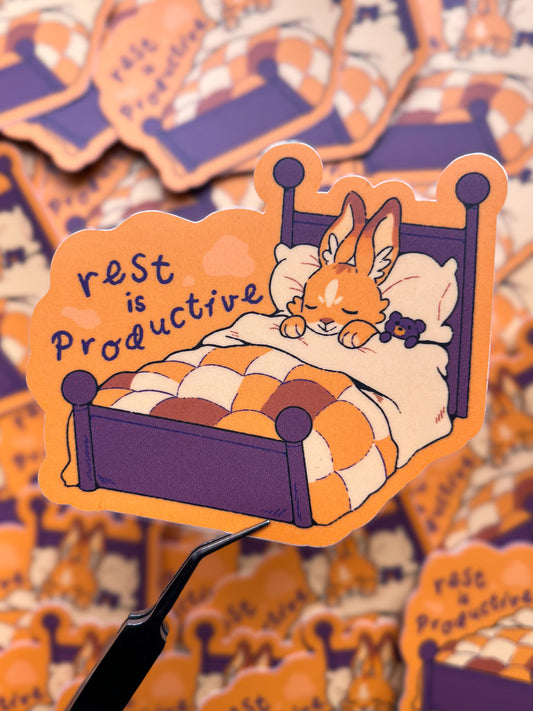 Rest is Productive Sticker