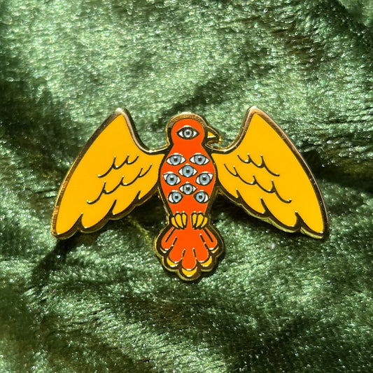 Biblically Accurate Bird Enamel Pin