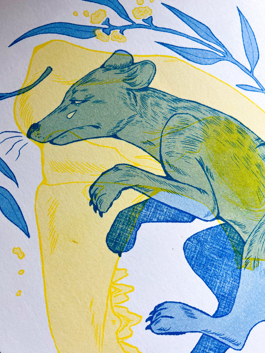 Endling Risograph Print