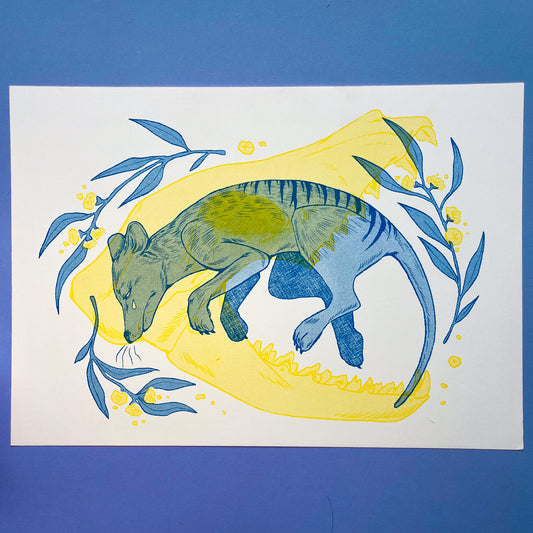 Endling Risograph Print